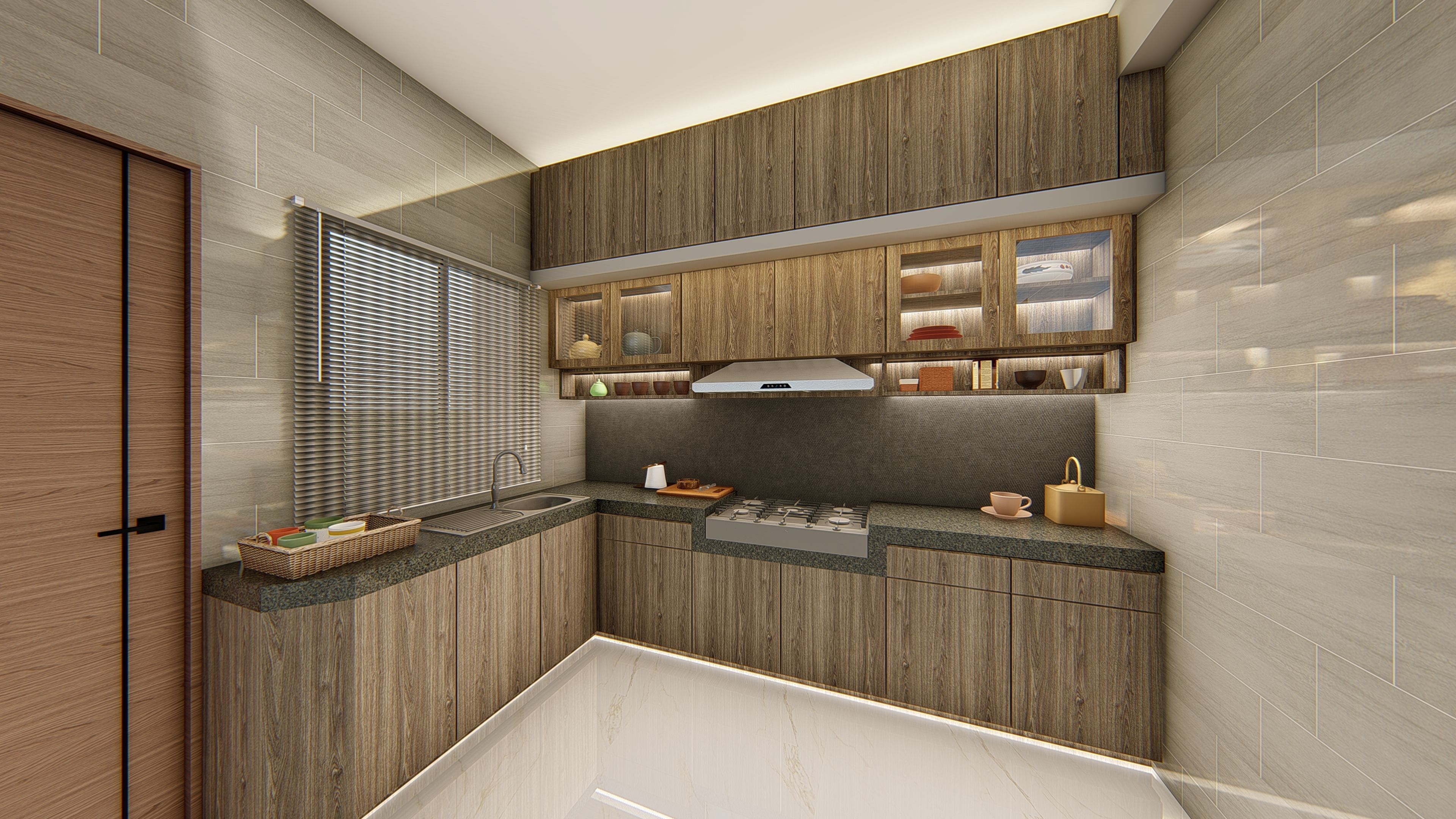 KITCHEN INTERIOR DESIGN 3D model_1