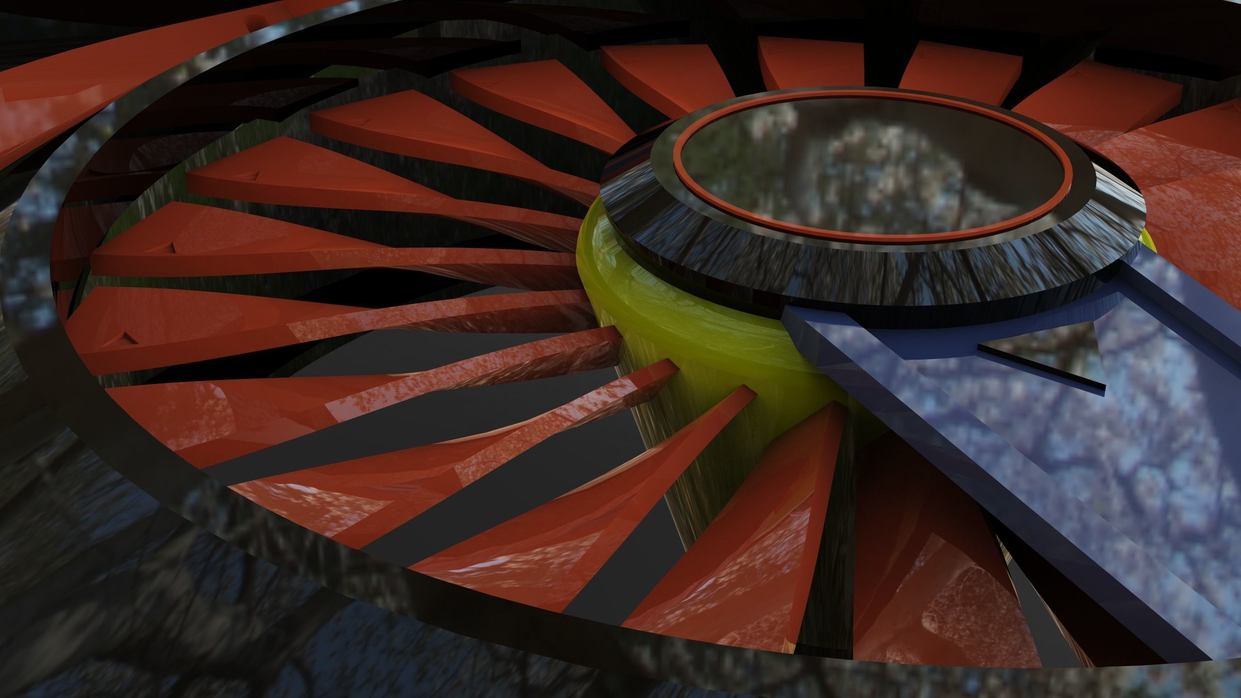 DRONE WITH LASER GUNS GAME READY Low-poly 3D model_7