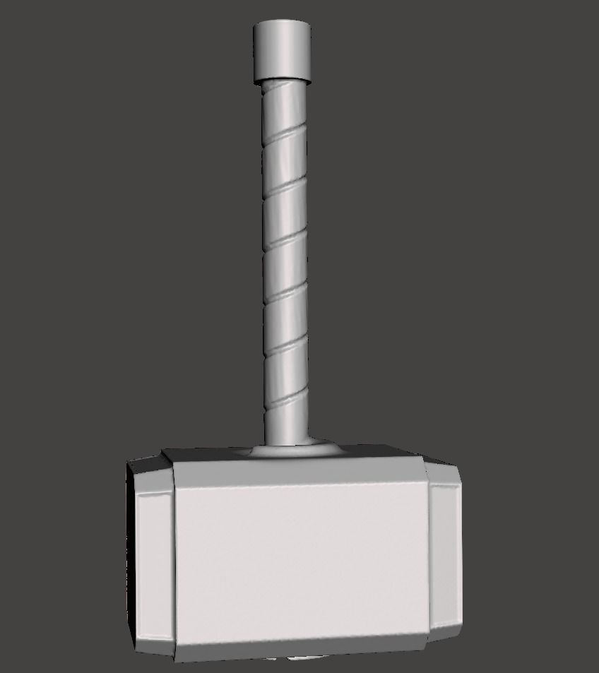 hammer of thor 3d model for 3d printing 3D model 3D printable | CGTrader