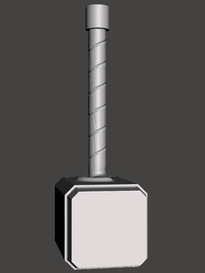 hammer of thor 3d model for 3d printing 3D model 3D printable | CGTrader