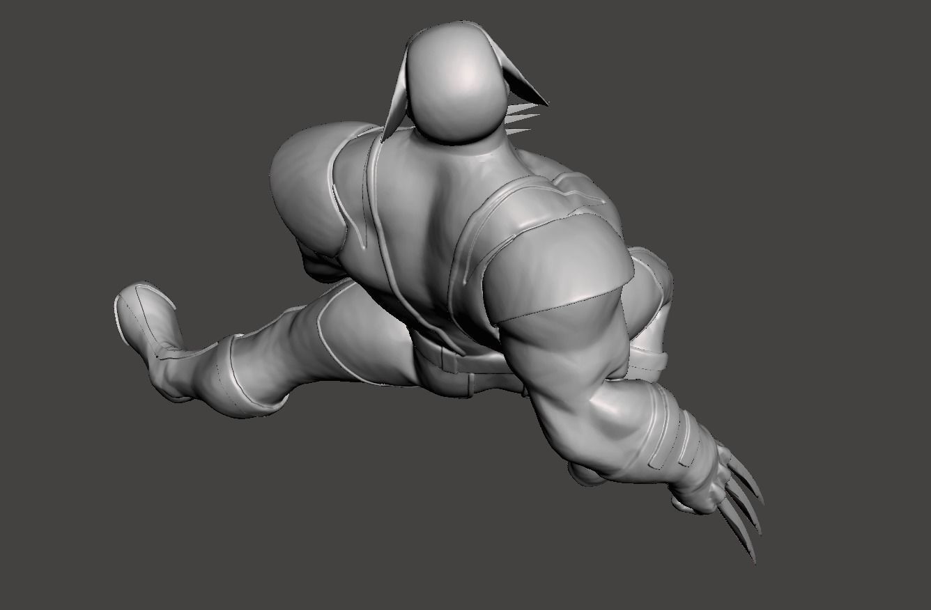 wolverine 3d model for 3d printing 3D print model_3