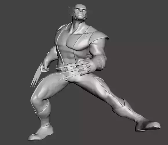 wolverine 3d model for 3d printing