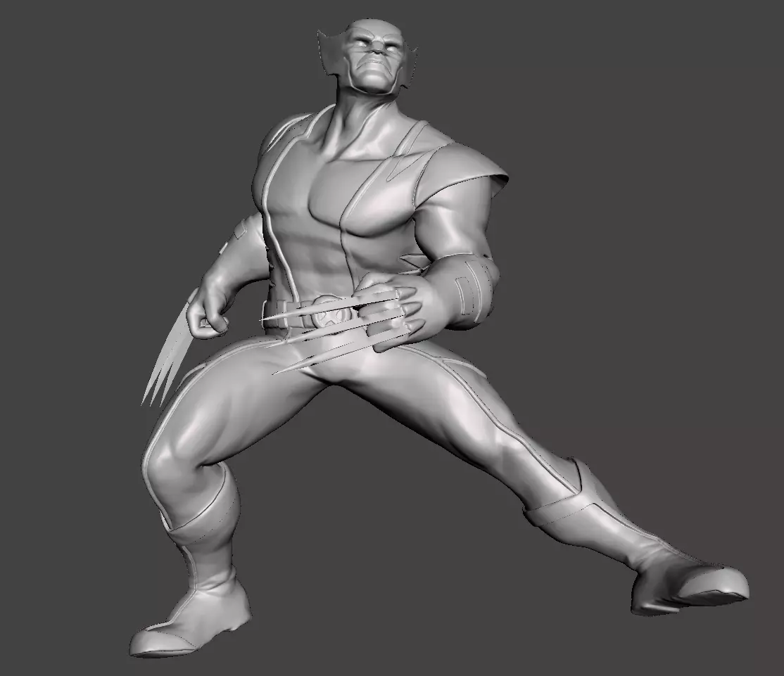 wolverine 3d model for 3d printing 3D print model_0