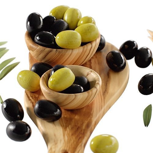 Decor Olives Olives cutting board branch Set 90 3D model 3