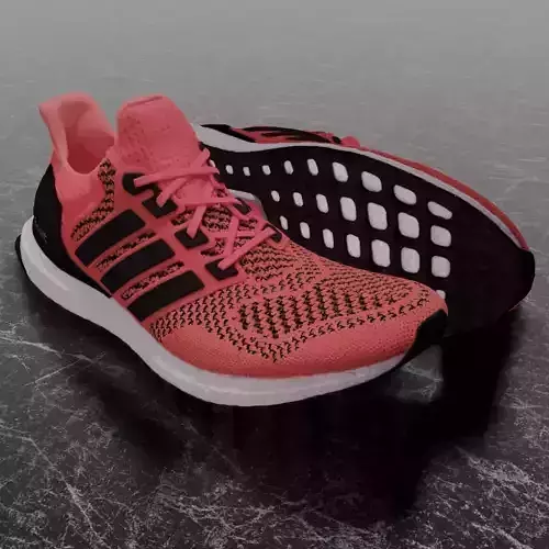 ADIDAS 3D SHOES - RED - ULTRABOOST