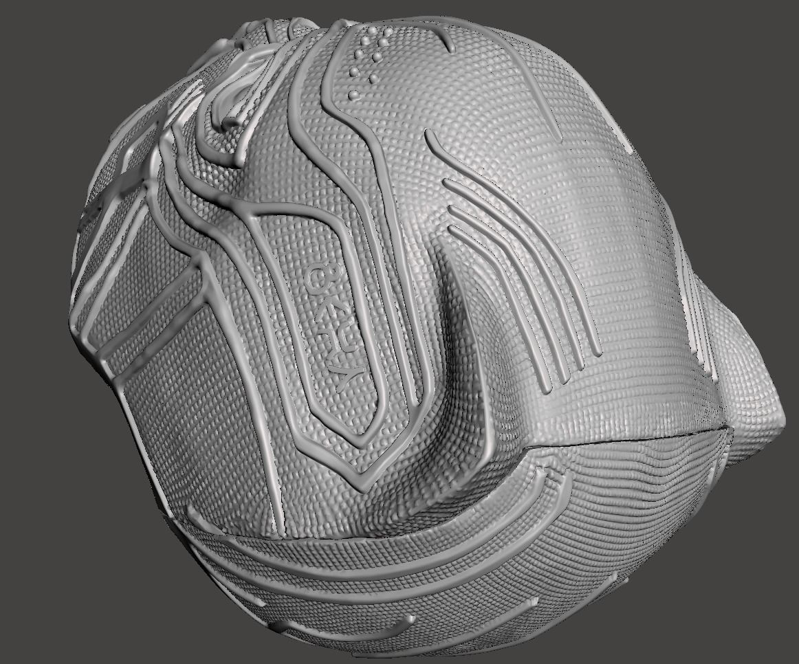 Black Panther MasK STL for 3d printing 3D print model