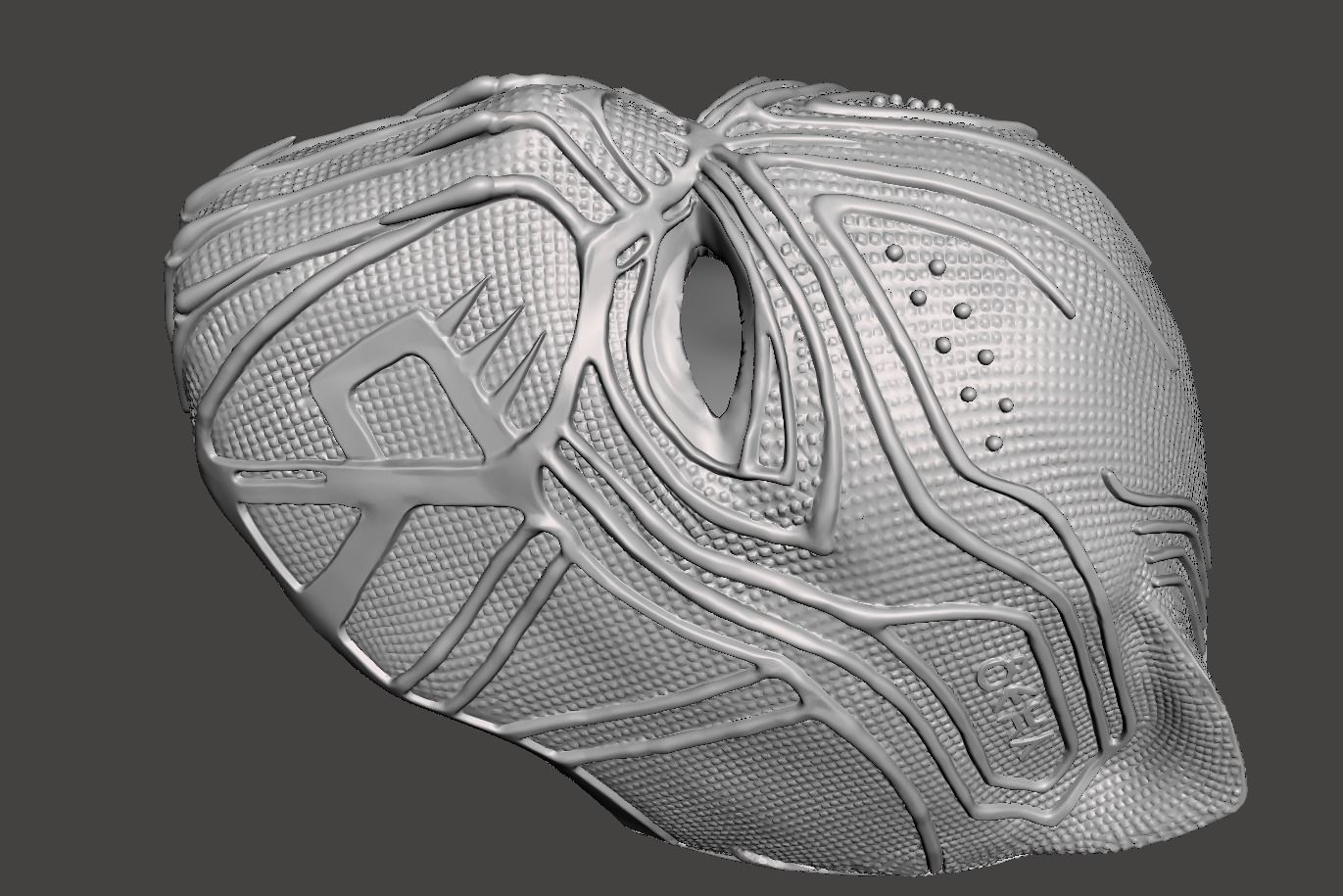 Black Panther MasK STL for 3d printing 3D print model