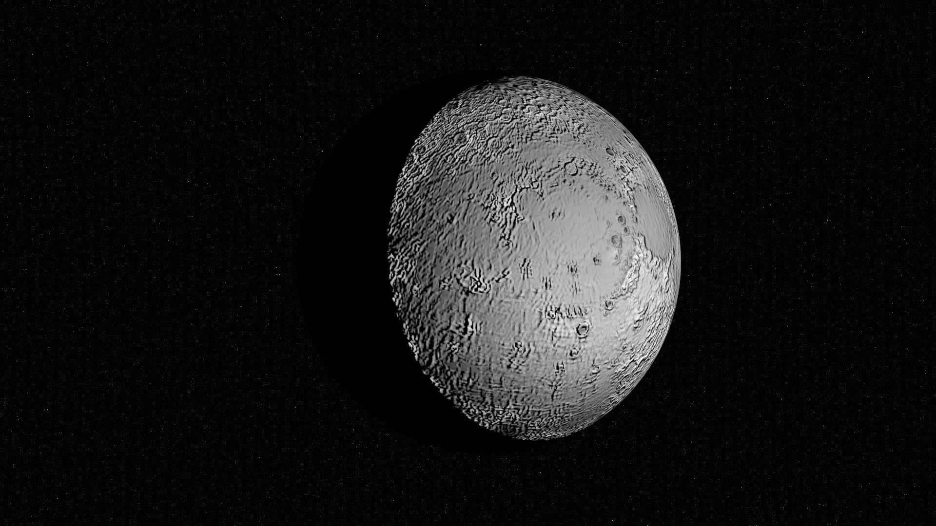 Moon Planet 3D model_9