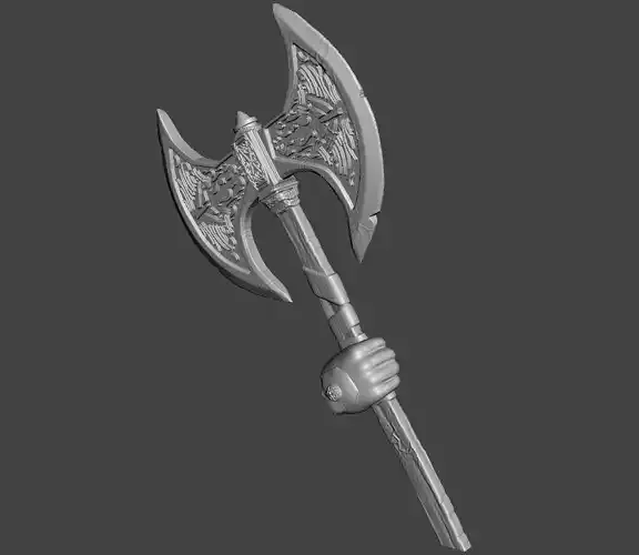 axe viking thor axe 3d for 3d printing 3D print model