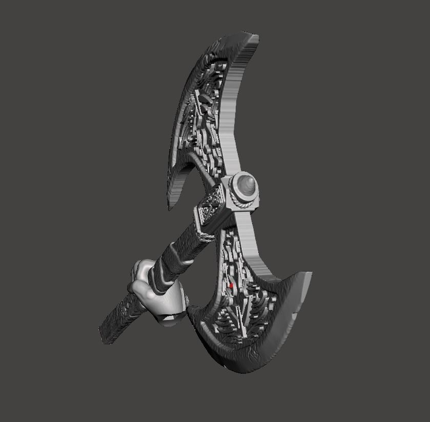 axe viking thor axe 3d for 3d printing 3D print model_3