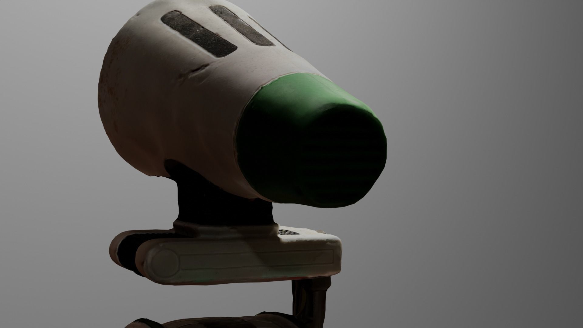 D-0  3D Model  Low-poly 3D model_6