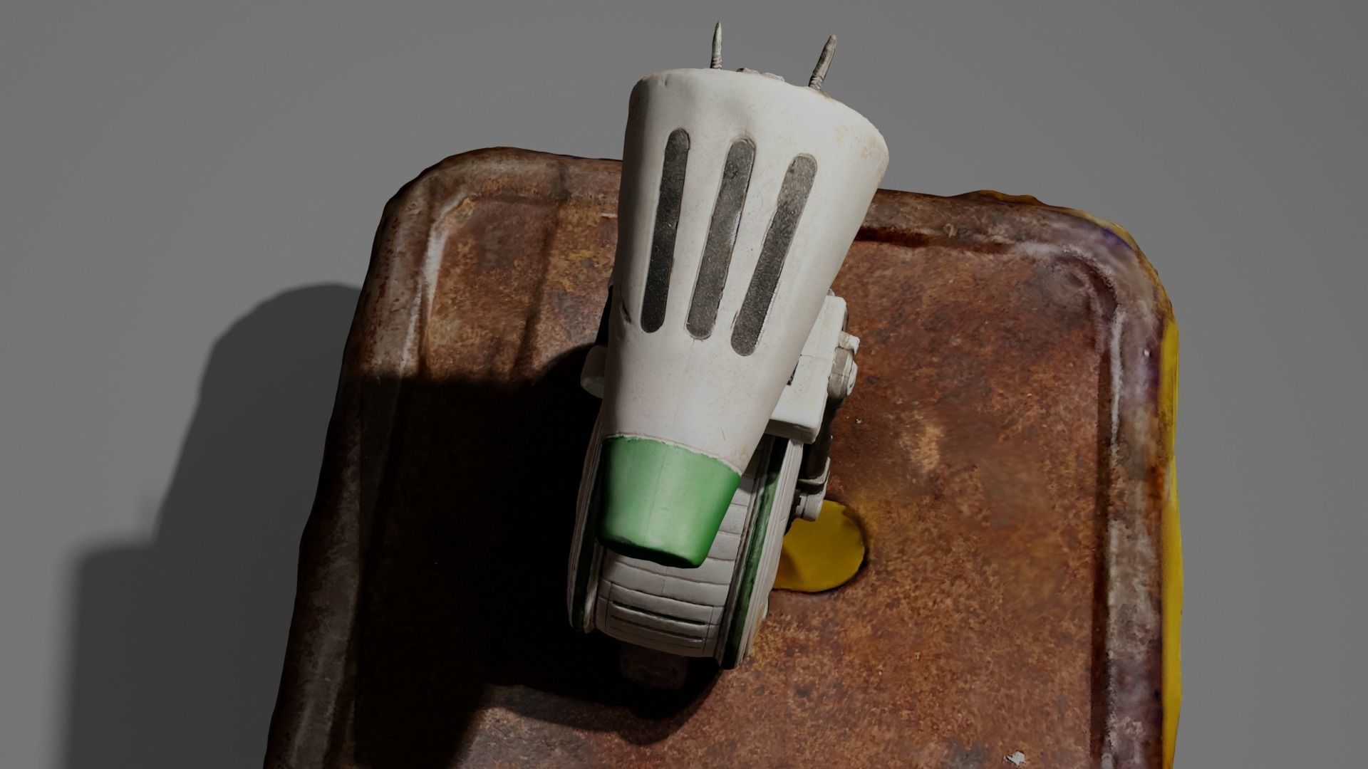 D-0  3D Model  Low-poly 3D model_5