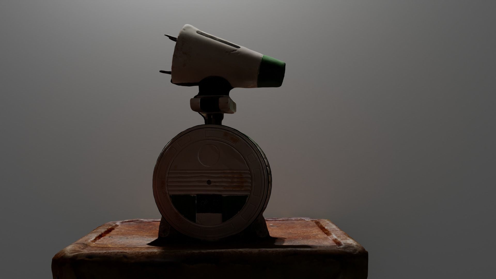 D-0  3D Model  Low-poly 3D model_3