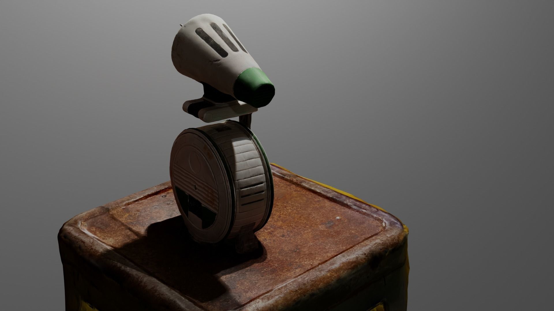 D-0  3D Model  Low-poly 3D model_2