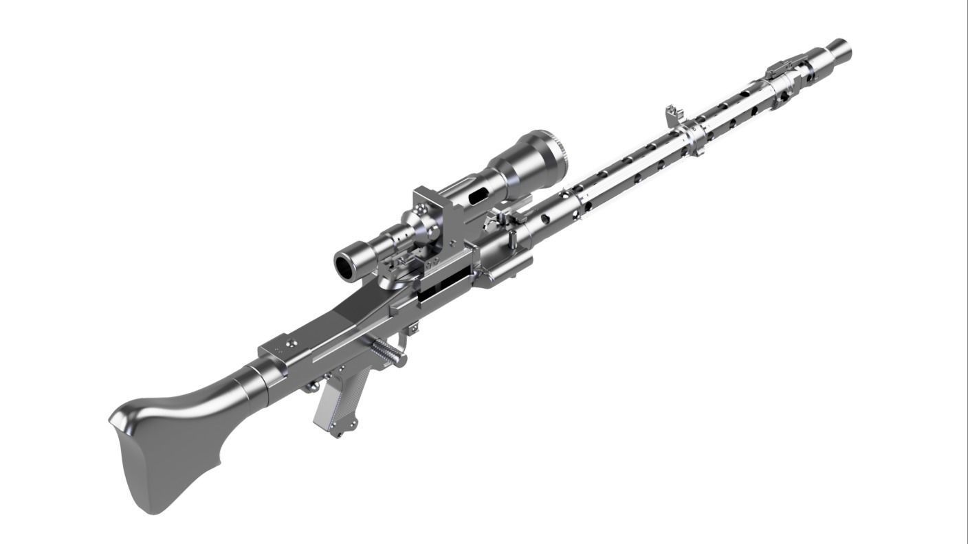 Star Wars Battlefront II - DLT-19X Blaster Rifle 3D print model_2