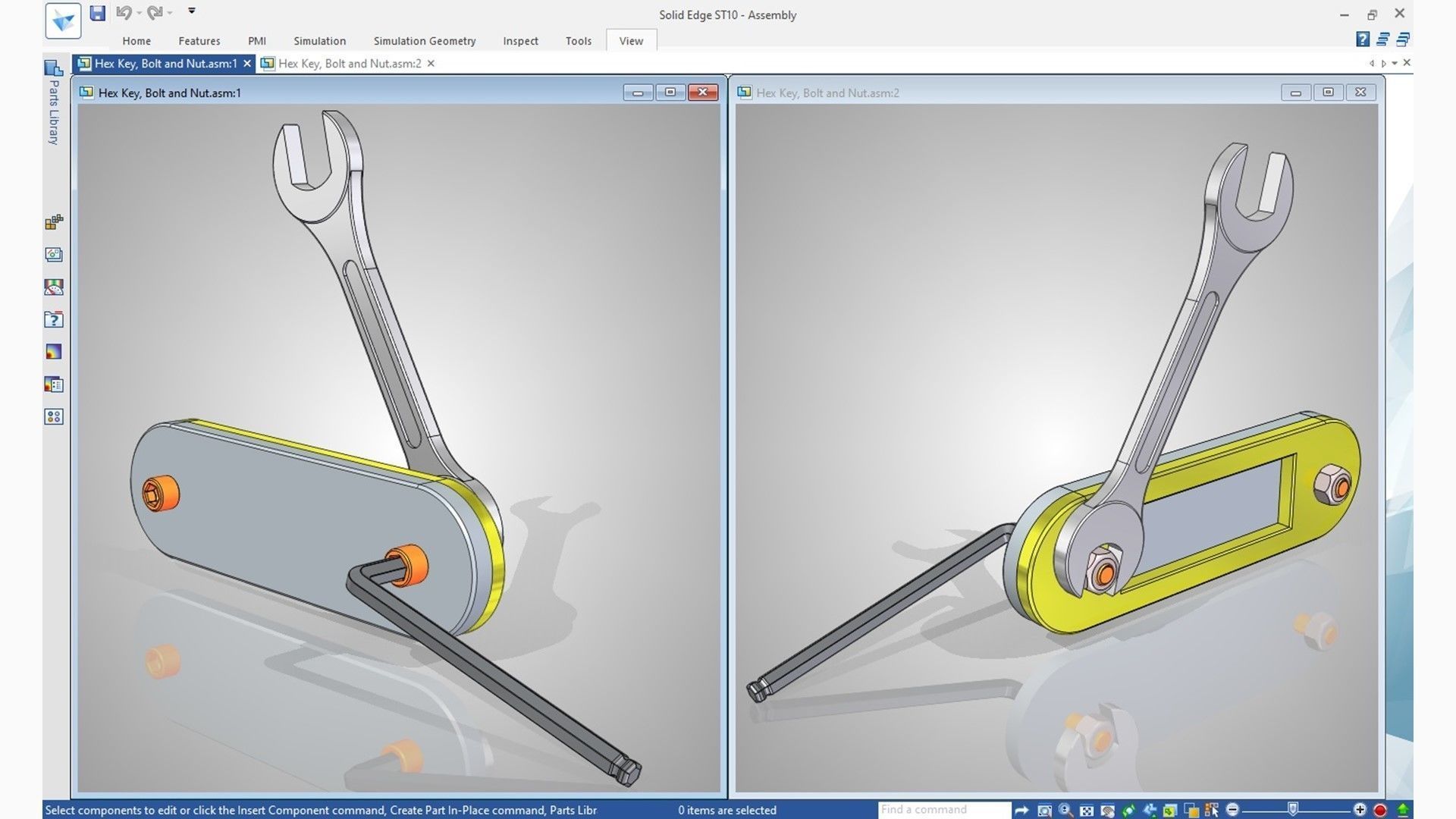 Allen Key and Spanner Animation 3D model_4