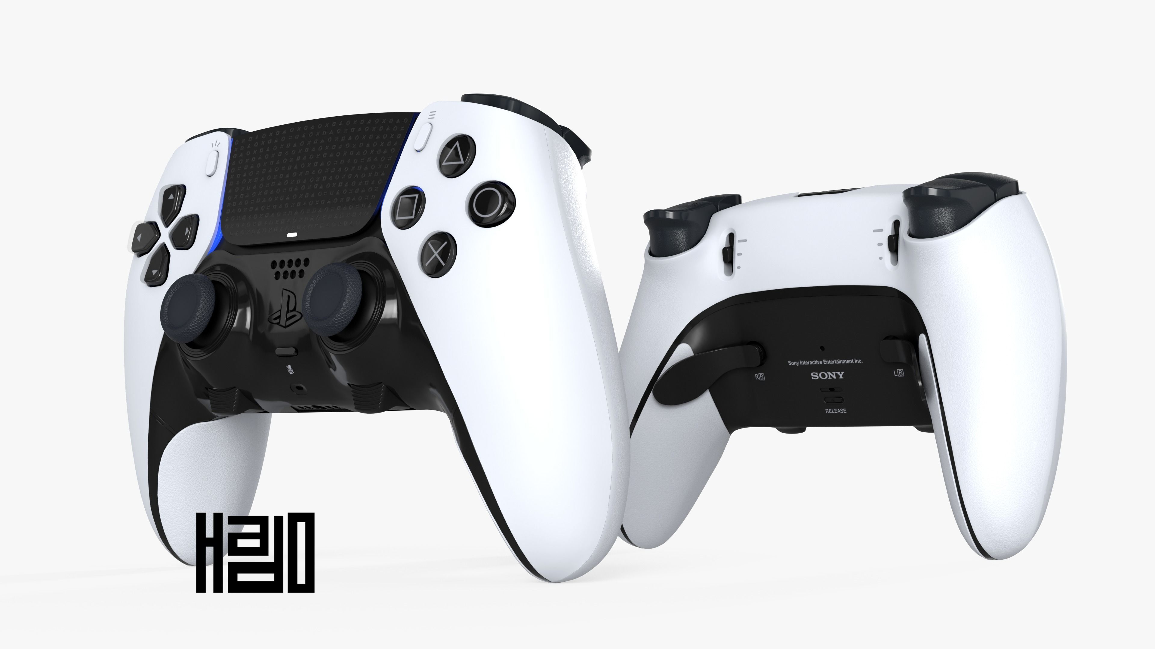 Dualsense Edge Low-poly 3D model_2