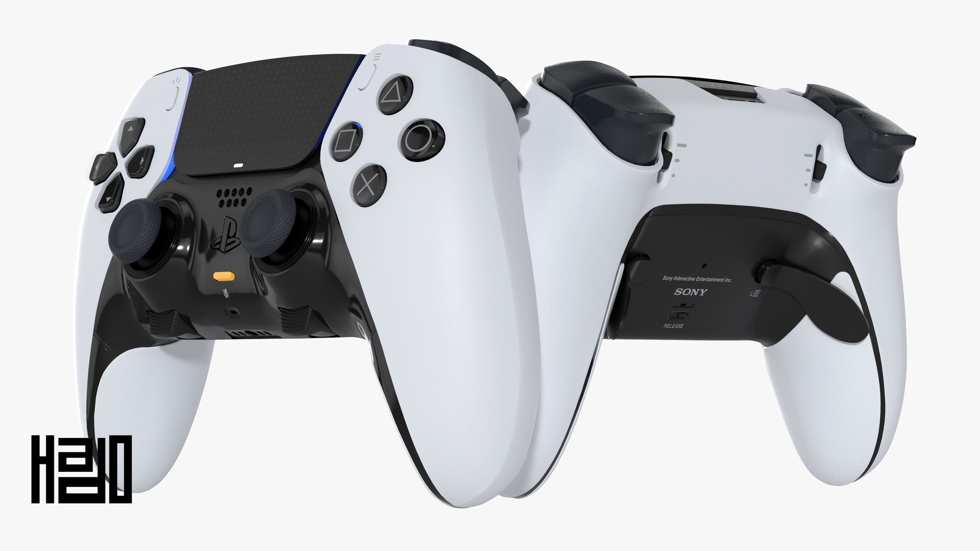 Dualsense Edge Low-poly 3D model_3