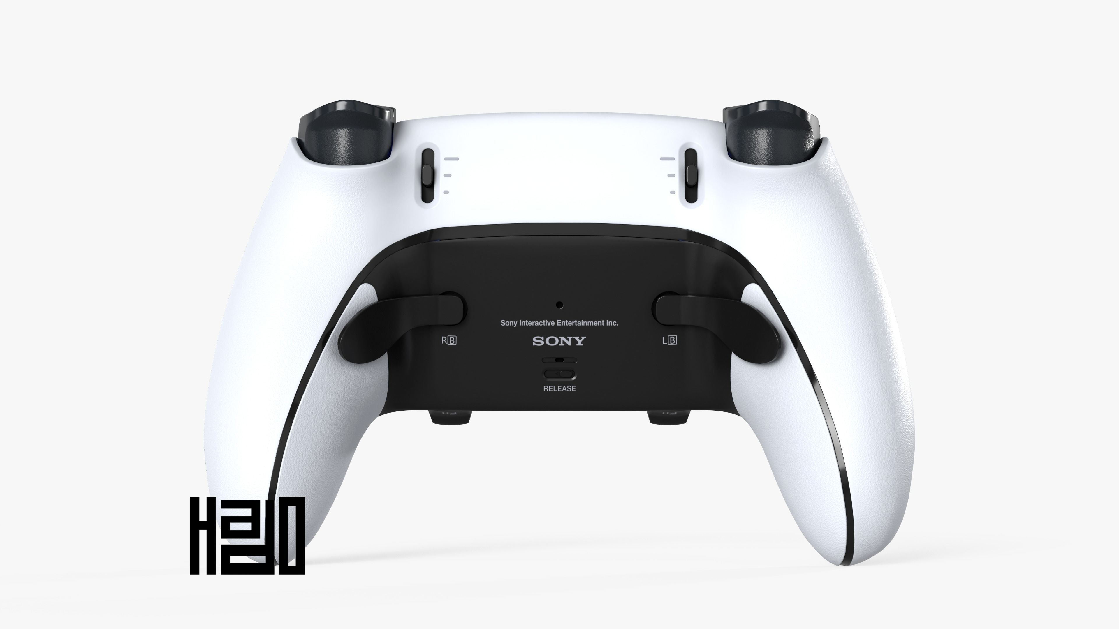 Dualsense Edge Low-poly 3D model_1