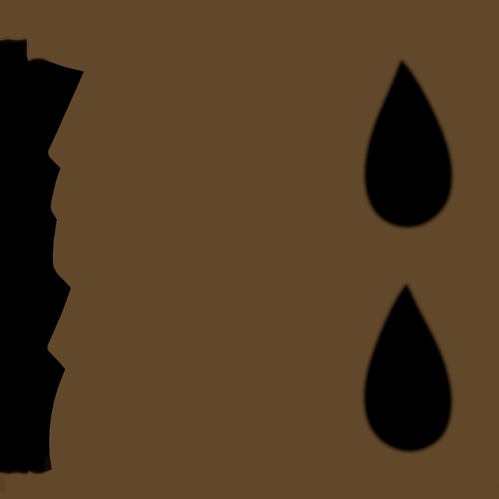 Furry Ears Tiara F05 Brown - Headband Character Design Low-poly 3D model_15