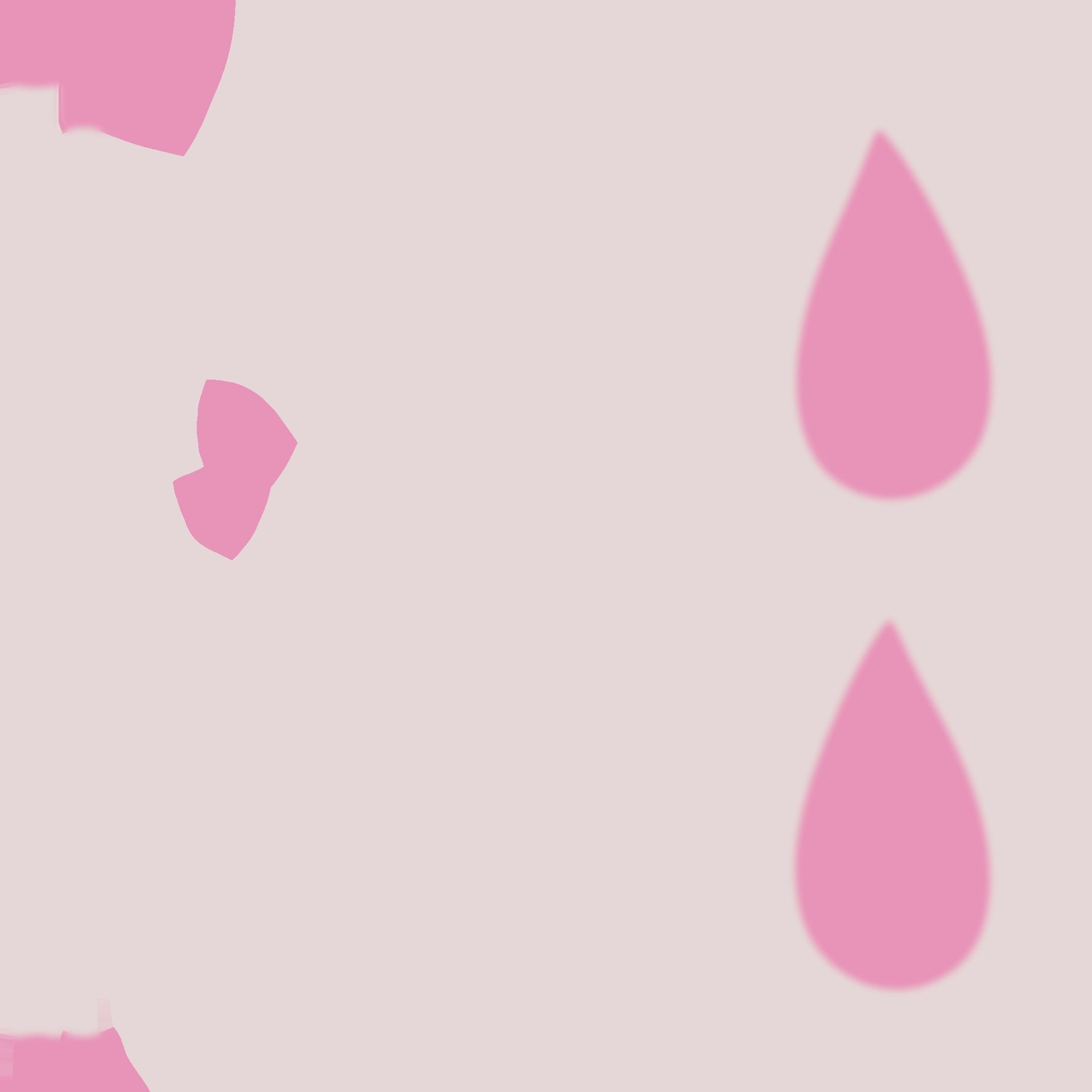 Furry Ears Tiara F06 White - Headband Character Design Low-poly 3D model_15