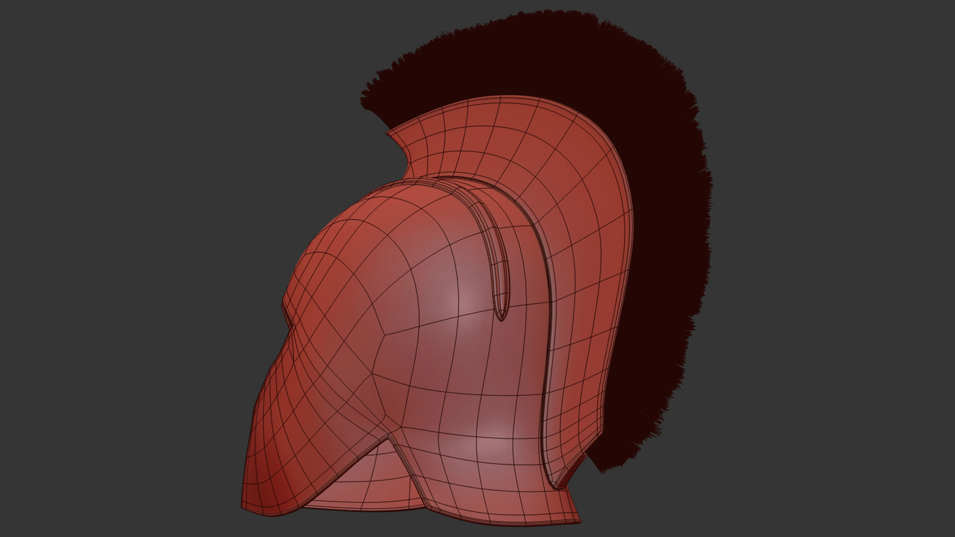 Achilles helmet 3D model_5