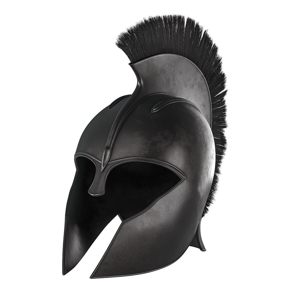 Achilles helmet 3D model_2