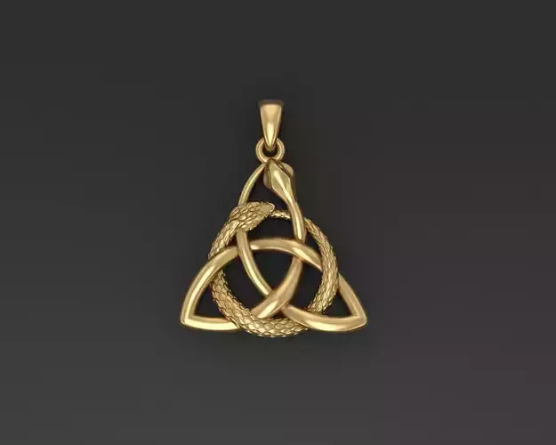 Trinity Knot Pendant Father and Son Celtic Knot