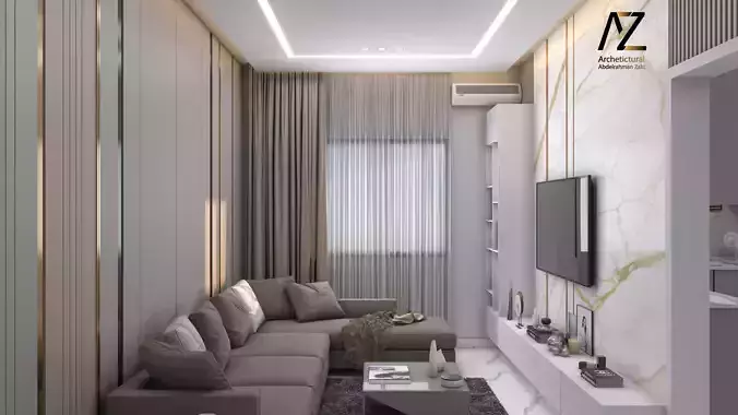 luxury reception and living room