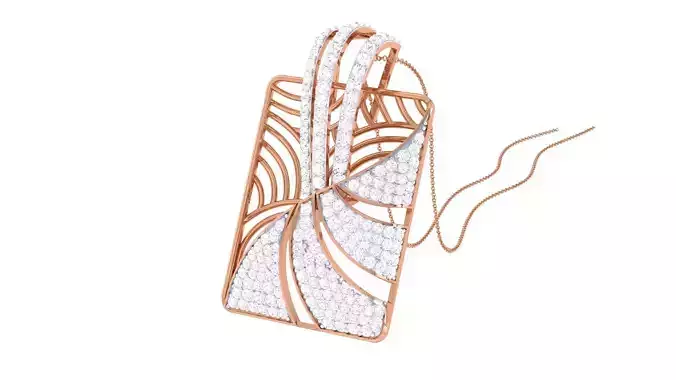 Ultra Vision Mesh High Jewelry Pendant Necklace 3dm stl 3mf obj