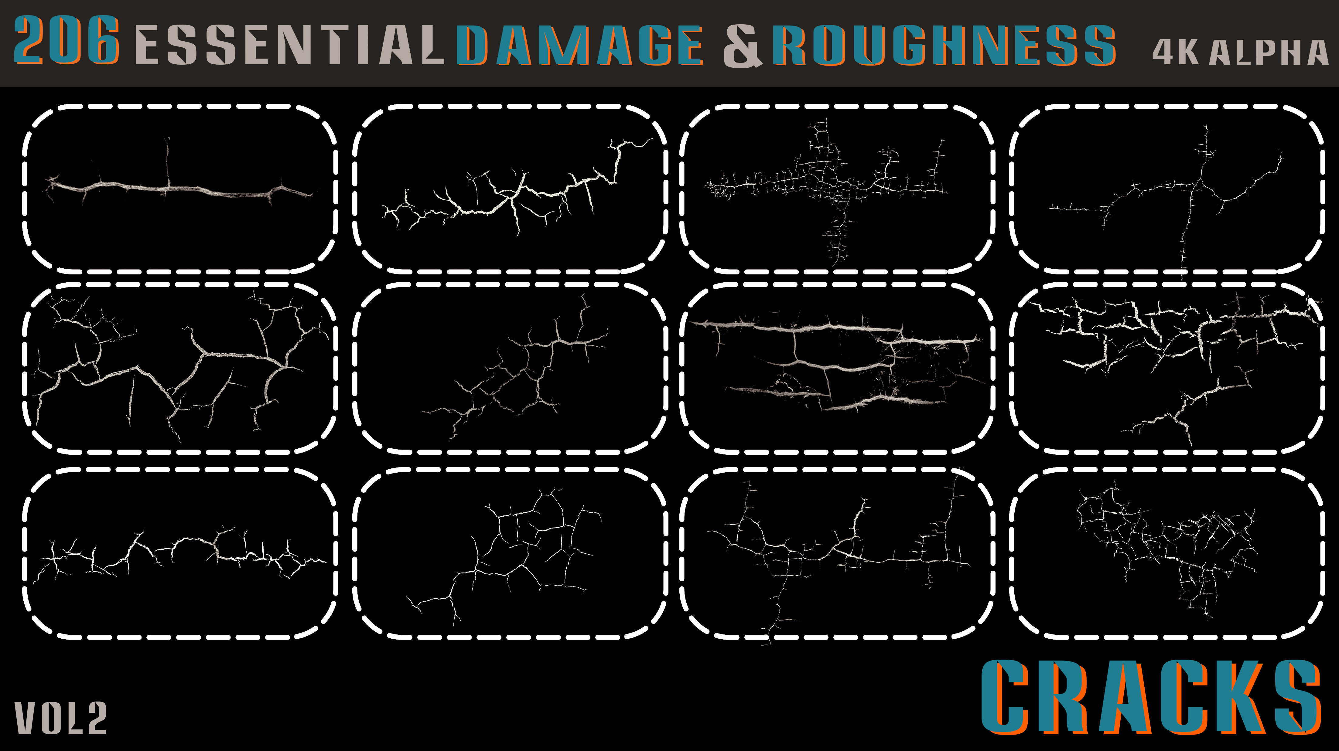 206 Essential Damage and Roughness Alpha-Vol2 Texture_1
