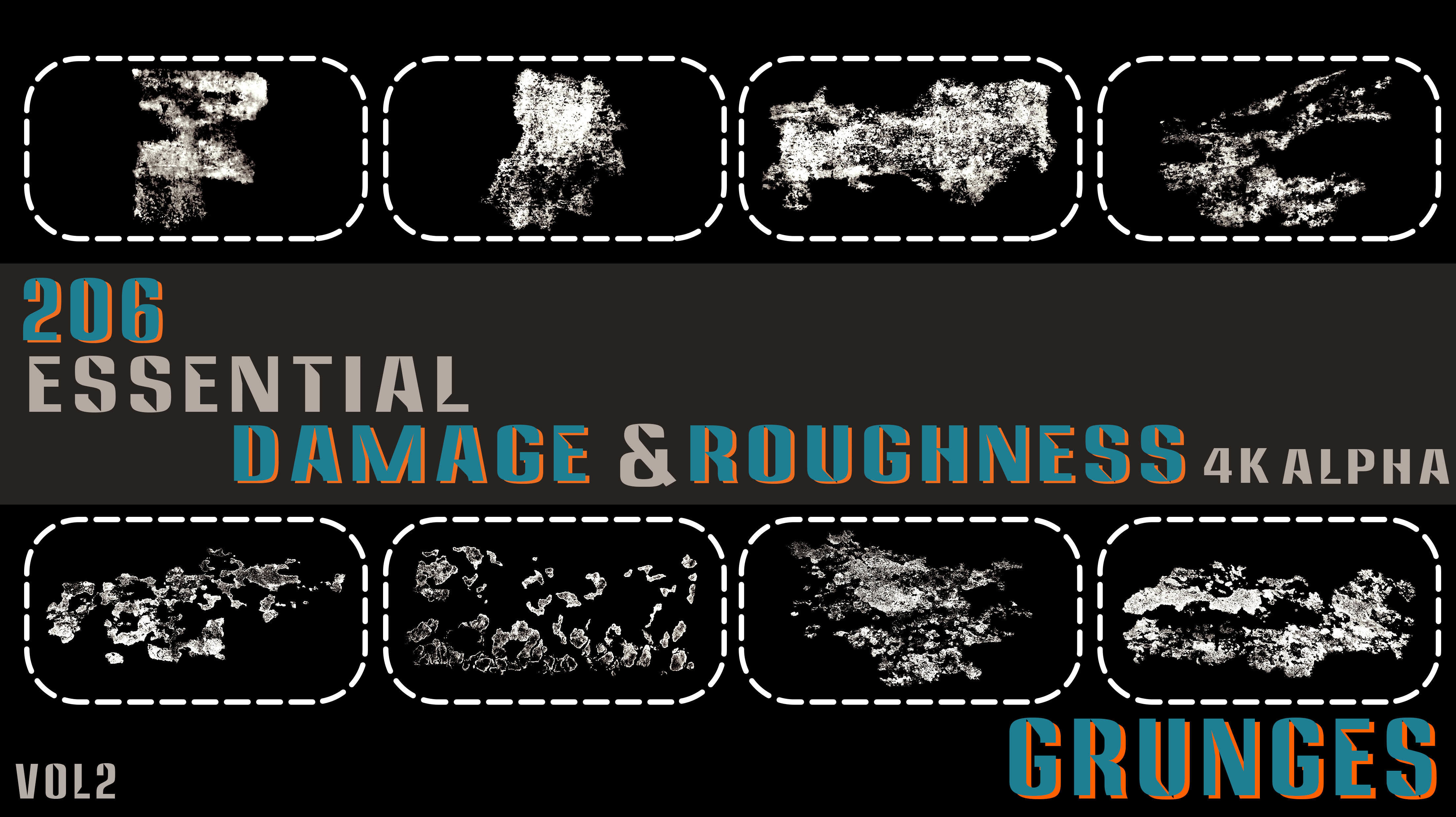 206 Essential Damage and Roughness Alpha-Vol2 Texture_4