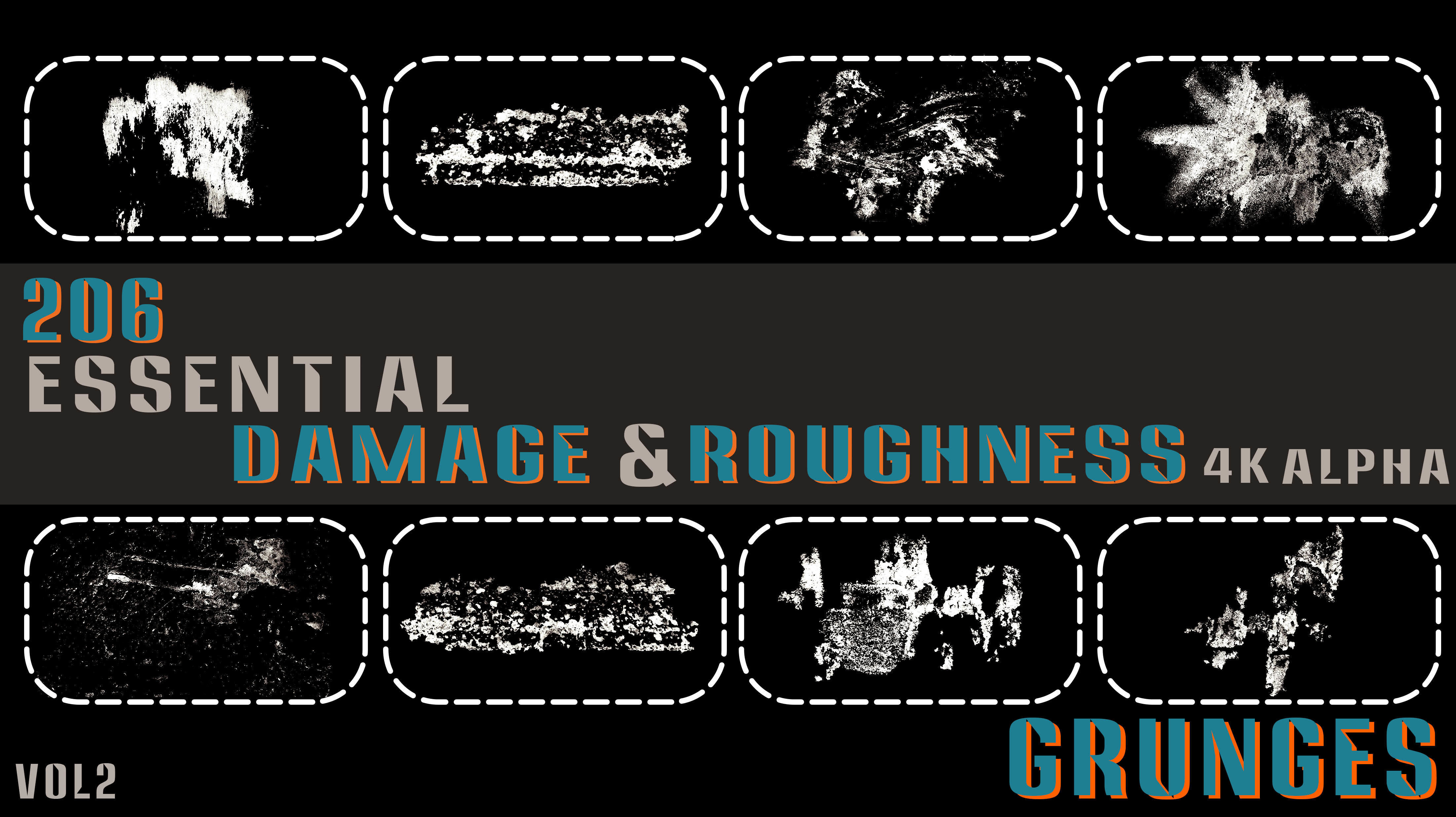 206 Essential Damage and Roughness Alpha-Vol2 Texture_5
