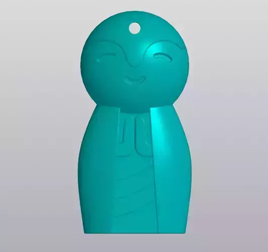 Little Buddha Keychain 3D print model