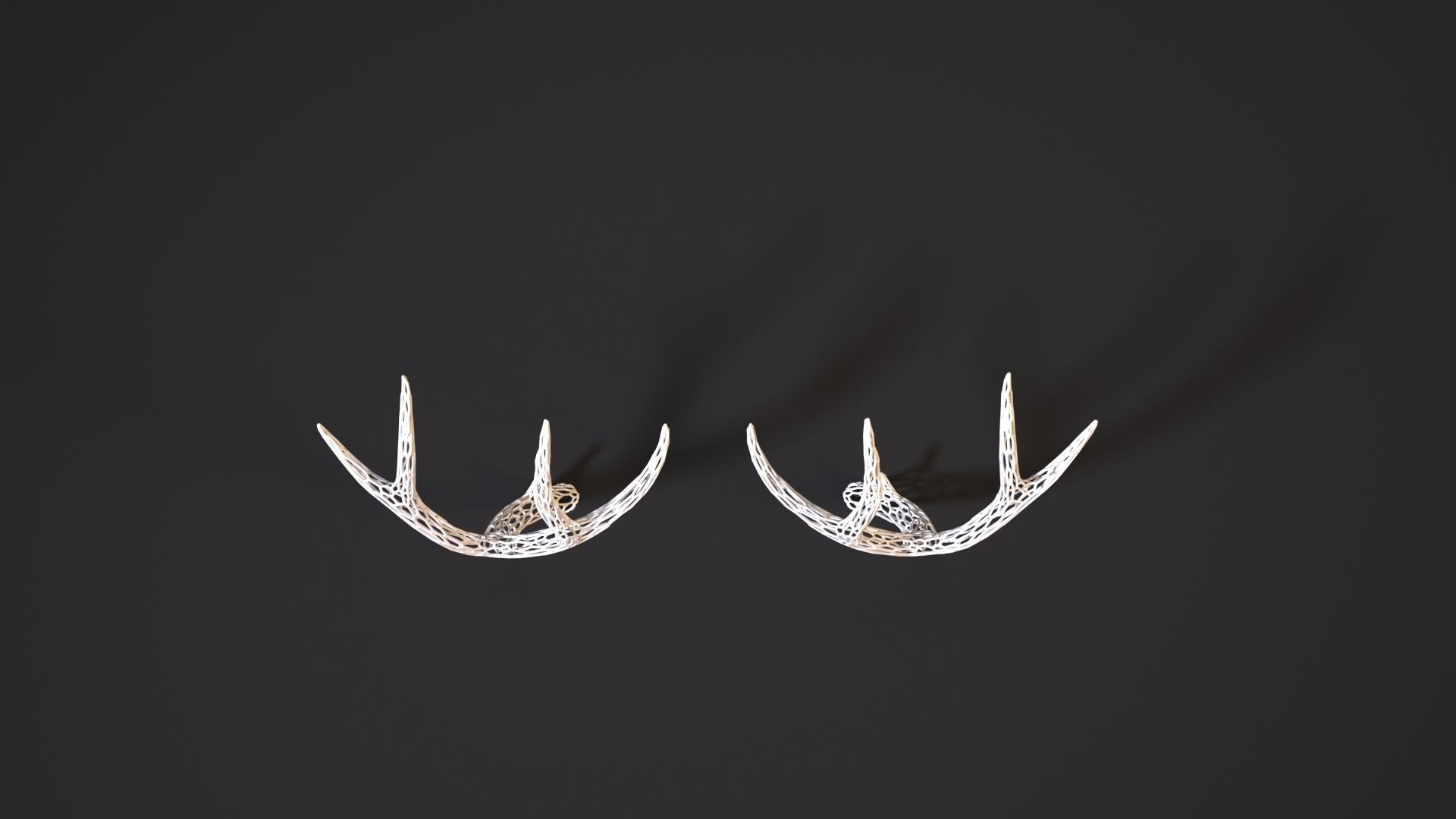 Deer horns 3D print model_8