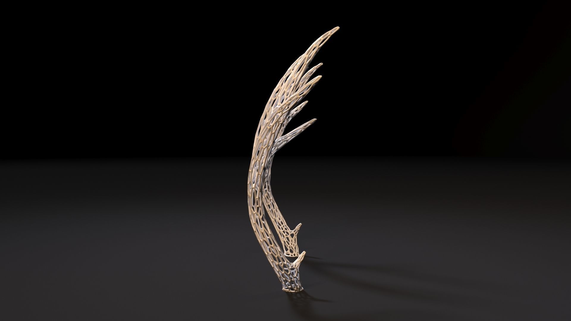 Deer horns 3D print model_1