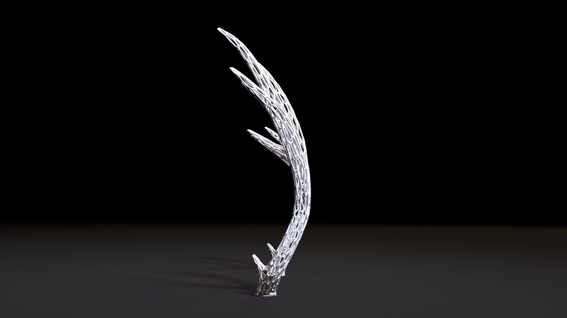 Deer horns 3D print model_5