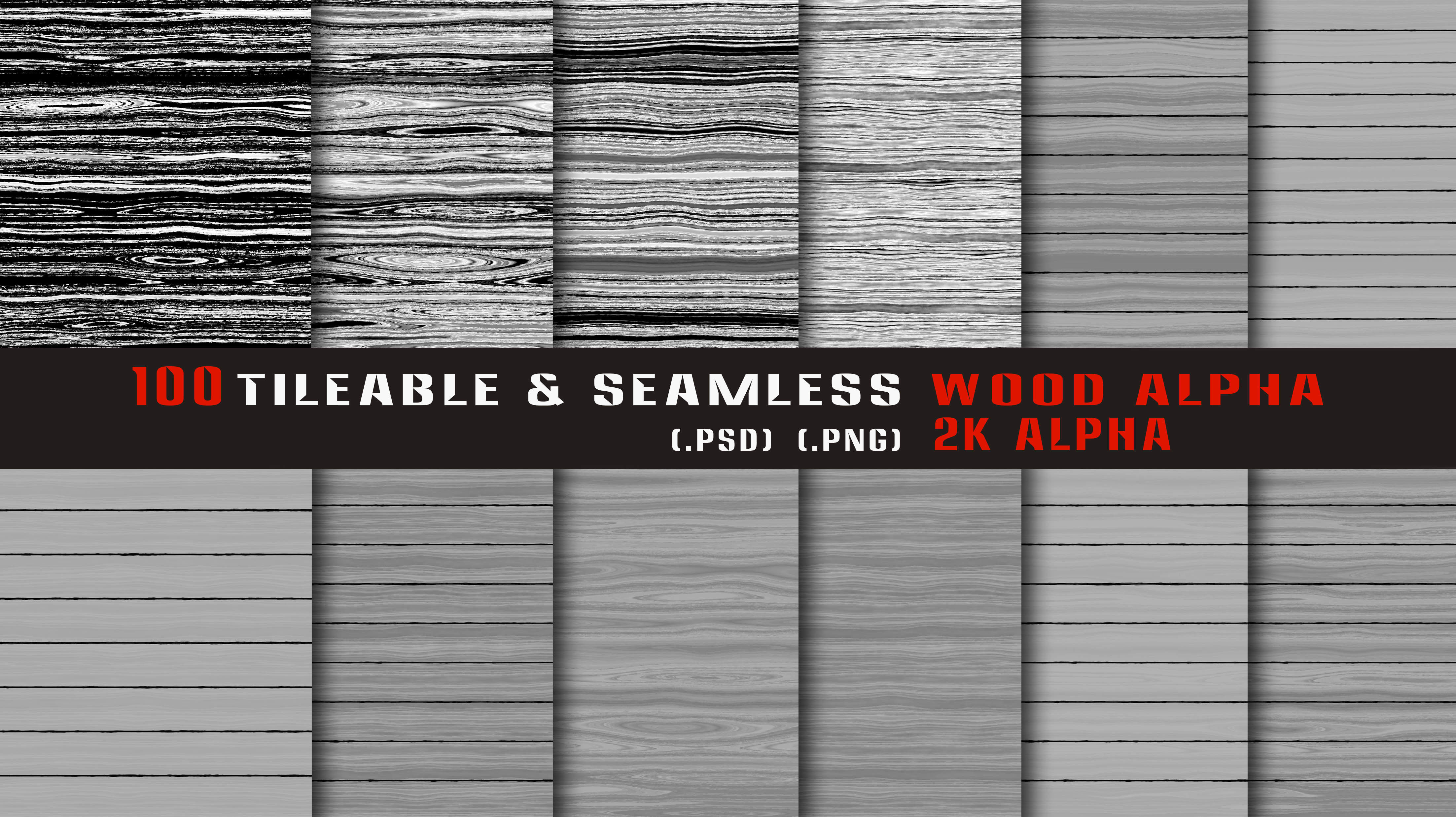 100 Tileable and Seamless Wood Alpha-Vol3 Texture_11