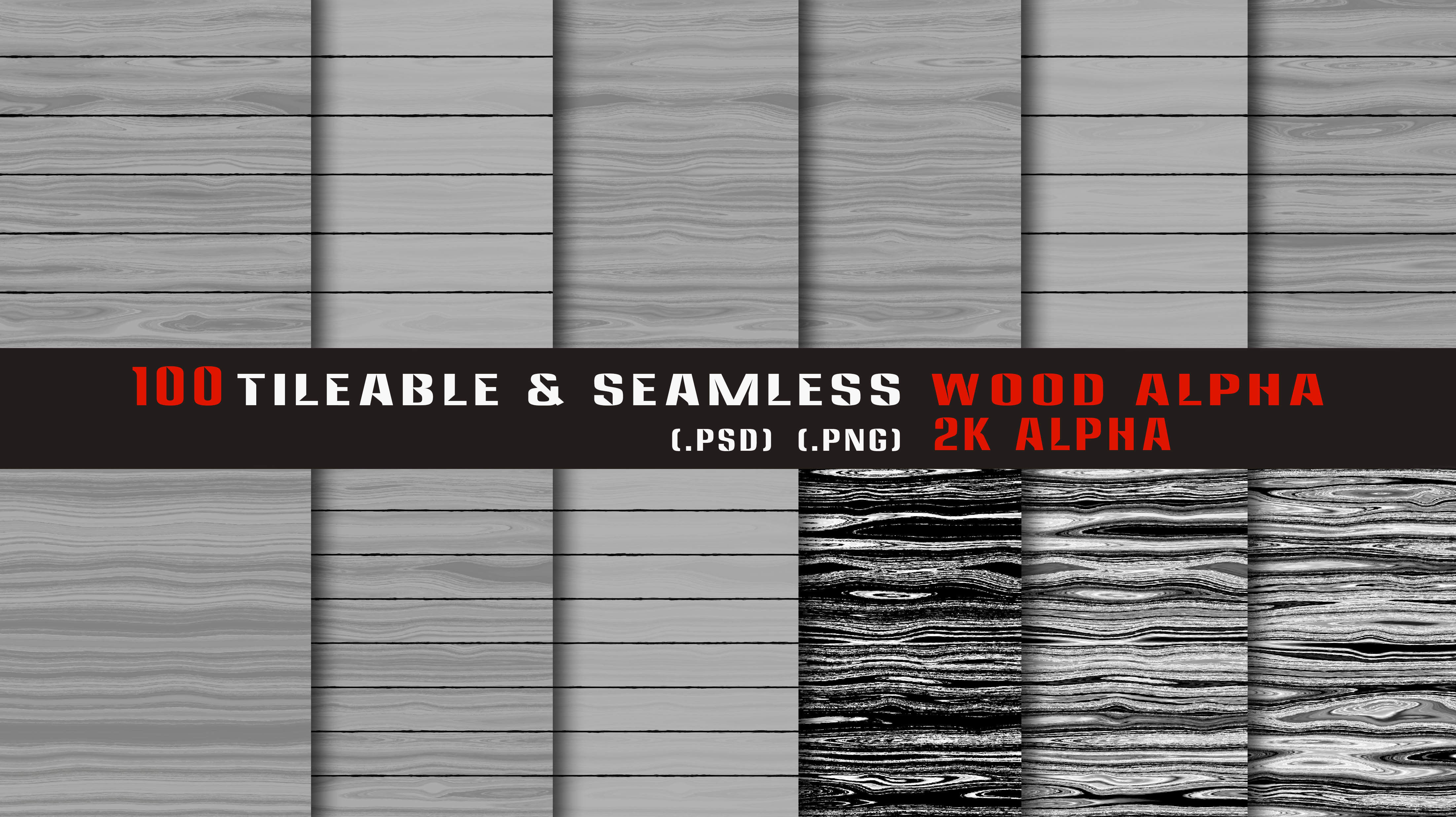100 Tileable and Seamless Wood Alpha-Vol3 Texture_9