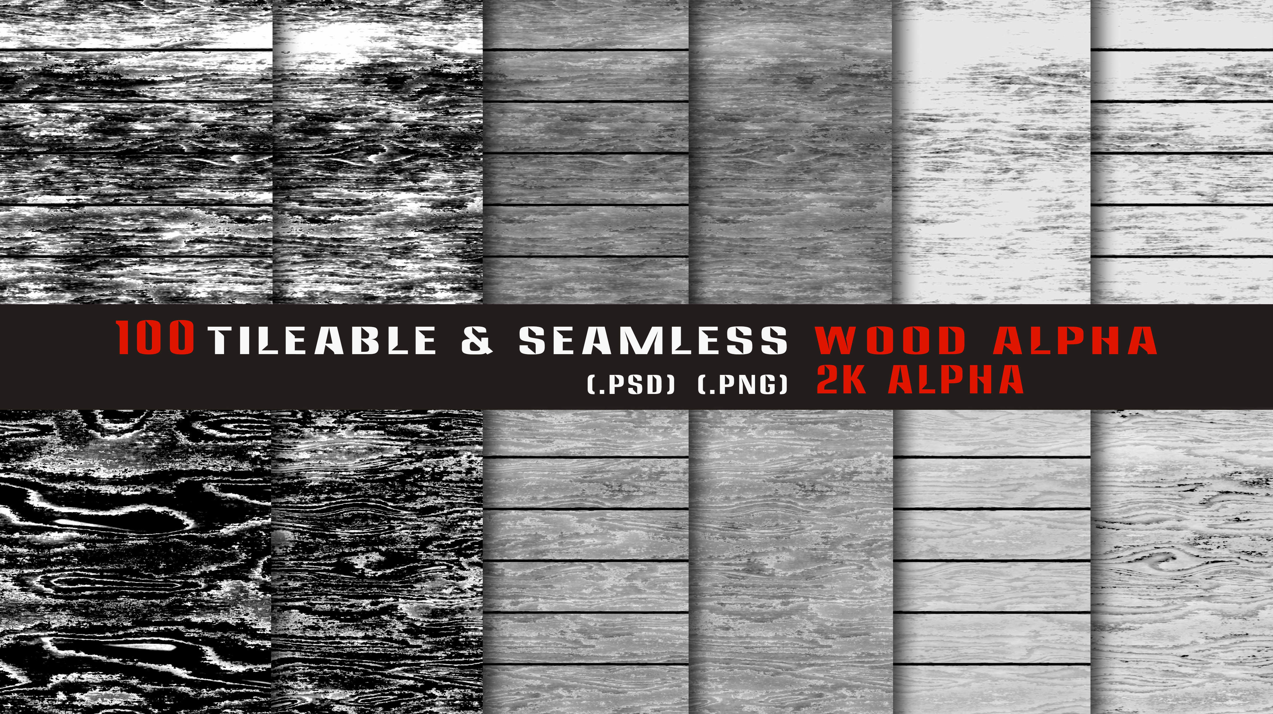 100 Tileable and Seamless Wood Alpha-Vol3 Texture_5