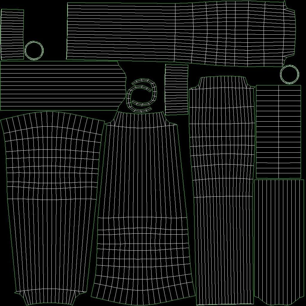 BMX handlebar red Low-poly 3D model_9