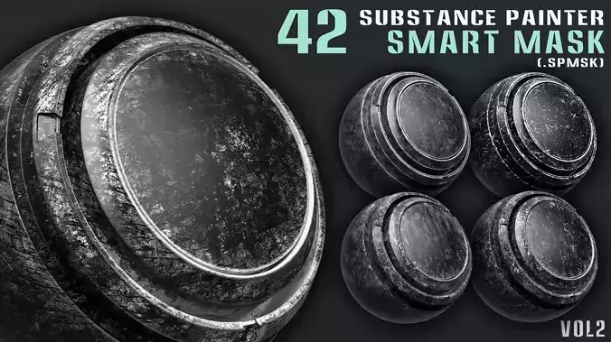 42 substance painter smart mask-Vol2 Texture