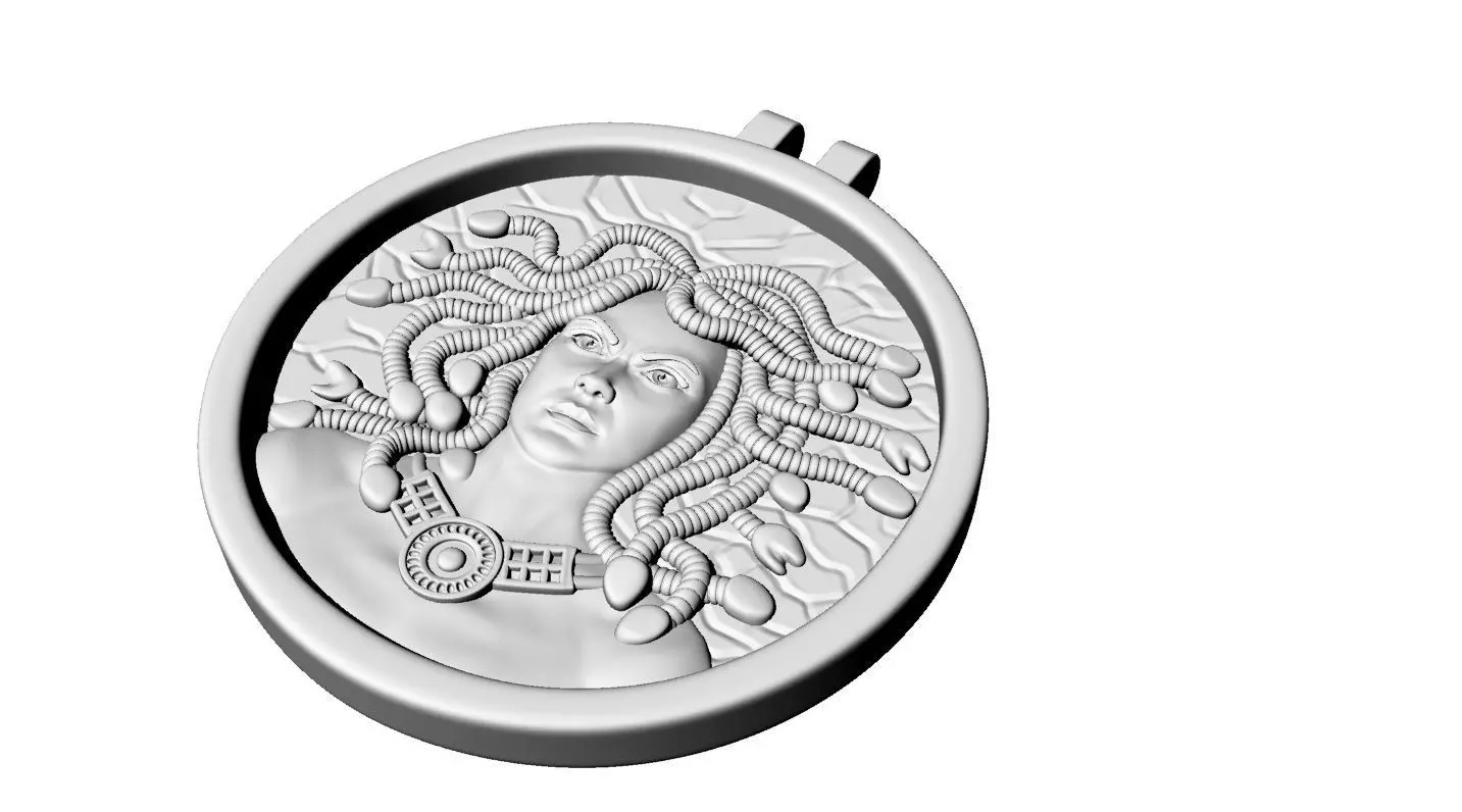 Pendant medusa dije de medusa 3D print model