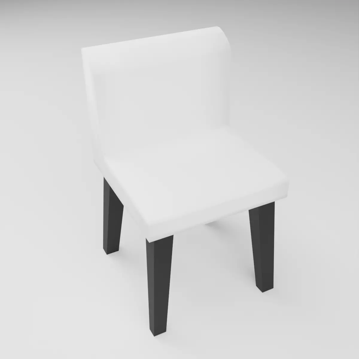 Chair Low-poly 3D model_0