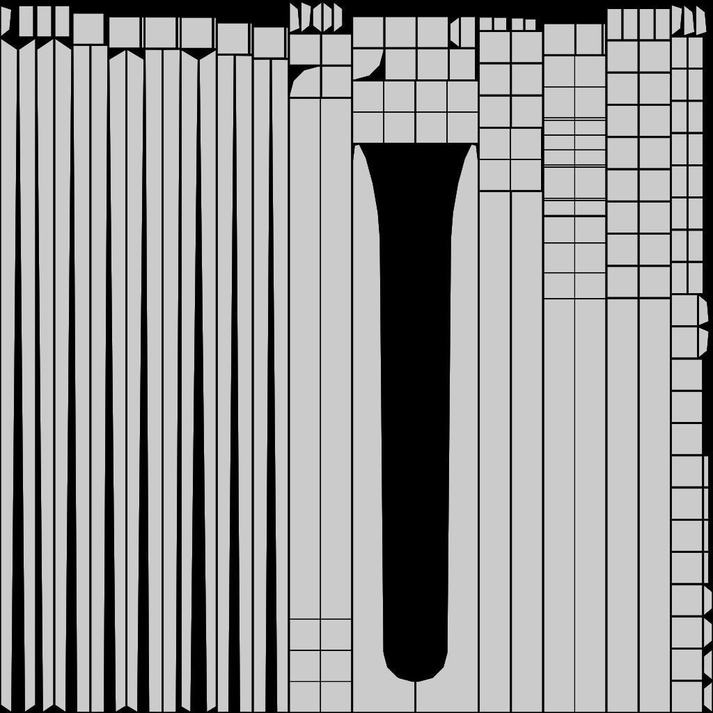 Chair Low-poly 3D model_8