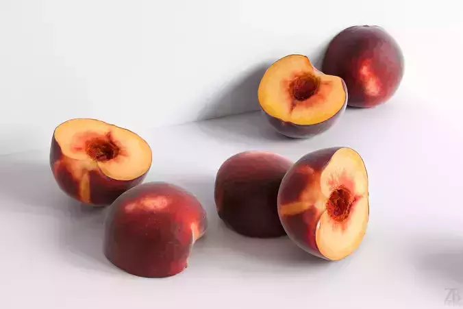 Peach 3D model