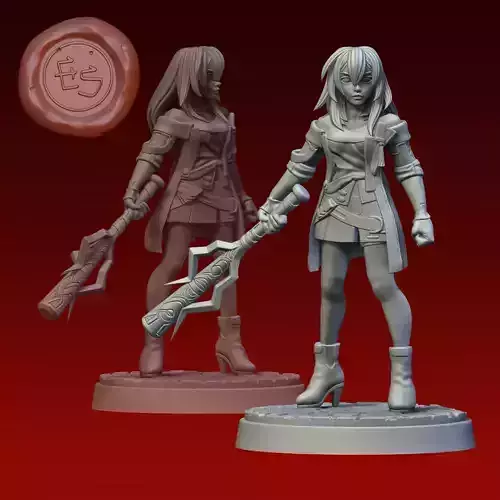 Stelle - Honkai Star Rail - 32mm 3D Print Miniature