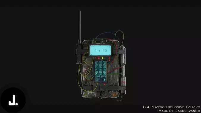 C4 Plastic Explosive Bomb