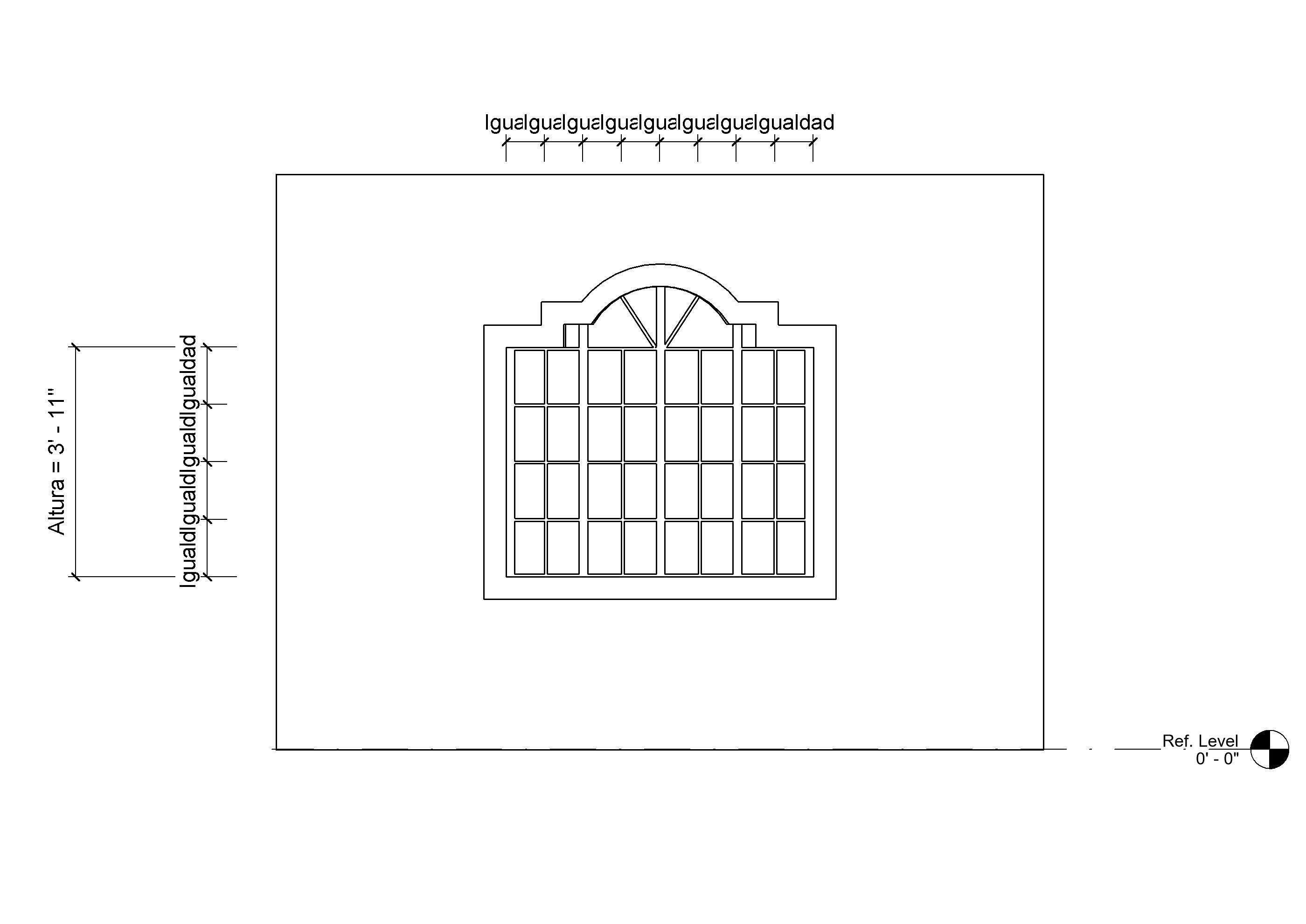 Colonial style casement window 3D model_4