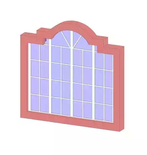 Colonial style casement window